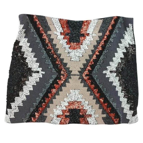 Zara Dresses & Skirts - Zara Woman Embellished Xs Skirt